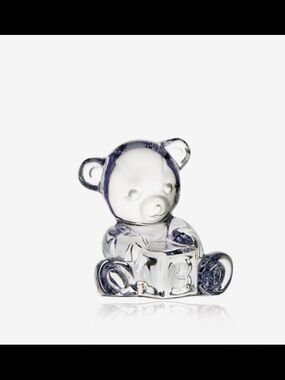 Waterford Crystal Clear Teddy Bear Figurine